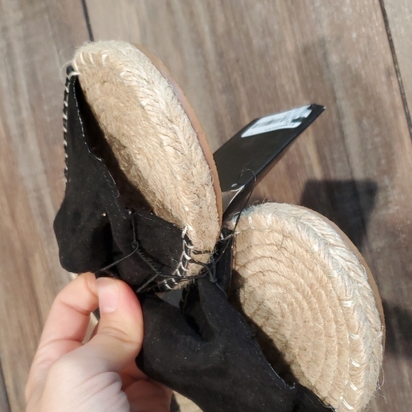 NWT Forever 21 Womens flats canvas sandals shoes sz 9 - Picture 4 of 8